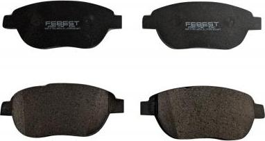 Febest 2501-C4F - Set placute frana,frana disc aaoparts.ro