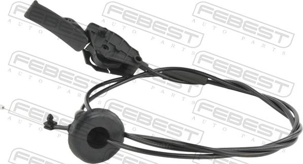 Febest 25101-C4B7 - Cablu, capota motor aaoparts.ro