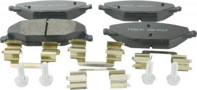 Febest 2301-POLF - Set placute frana,frana disc aaoparts.ro