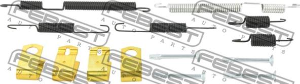 Febest 2204-CERR-KIT - Set accesorii, saboti frana parcare aaoparts.ro