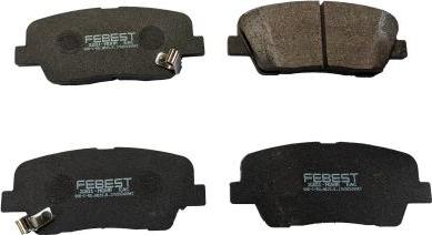 Febest 2201-MOHR - Set placute frana,frana disc aaoparts.ro