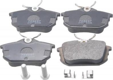 Febest 2701-S40R - Set placute frana,frana disc aaoparts.ro