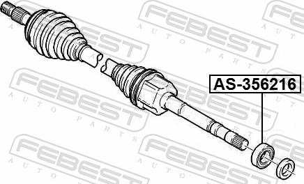 Febest AS-356216 - Rulment, ax cardanic aaoparts.ro