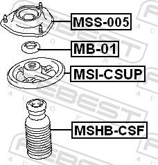 Febest MSI-CSUP - Saiba arc aaoparts.ro