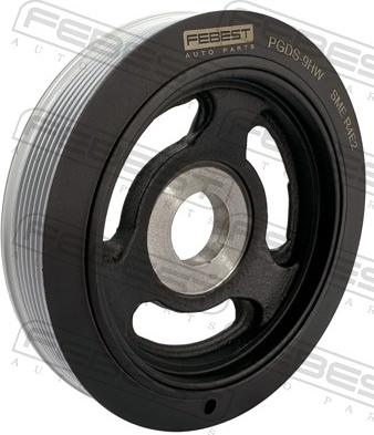 Febest PGDS-9HW - Fulie curea, arbore cotit aaoparts.ro