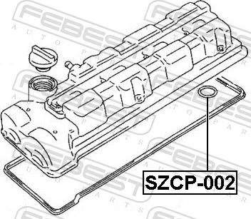 Febest SZCP-002 - Inel etansare, locas bujie aaoparts.ro