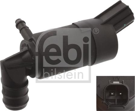 Febi Bilstein 45038 - Pompa de apa,spalare parbriz aaoparts.ro