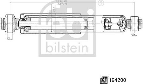FEBI Bilstein 194200 - Amortizor aaoparts.ro