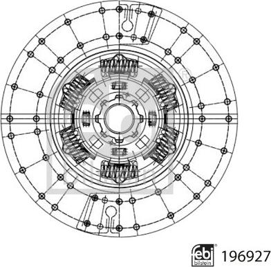 Febi Bilstein 196927 - Disc ambreiaj aaoparts.ro