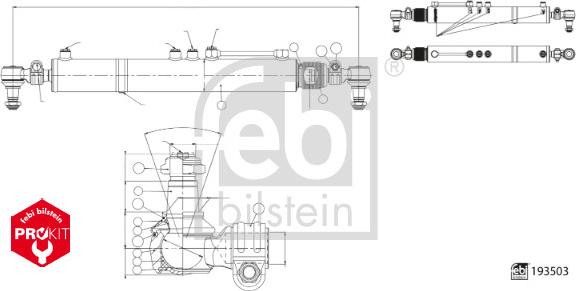 Febi Bilstein 193503 - Cilindru receptor, servodirectie aaoparts.ro