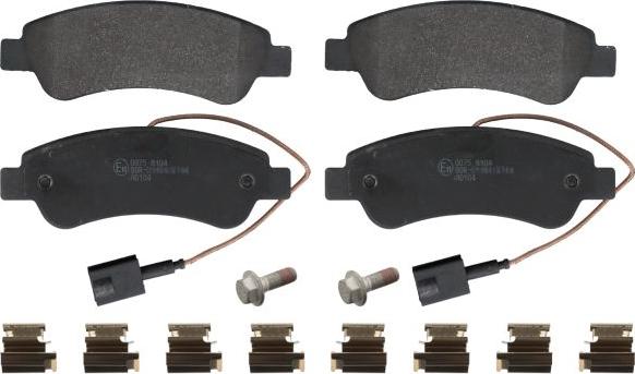 Febi Bilstein 16956 - Set placute frana,frana disc aaoparts.ro