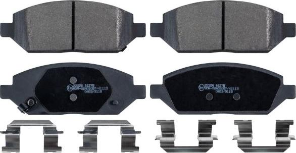 Febi Bilstein 16974 - Set placute frana,frana disc aaoparts.ro