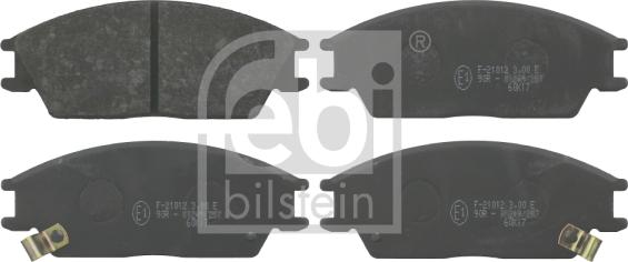 Febi Bilstein 16542 - Set placute frana,frana disc aaoparts.ro