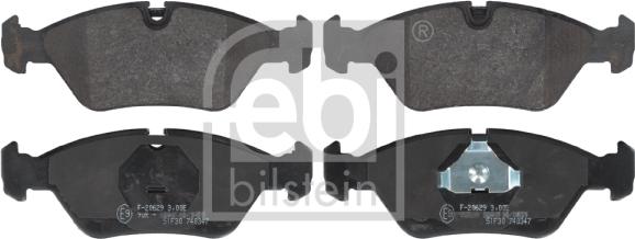 Febi Bilstein 16026 - Set placute frana,frana disc aaoparts.ro