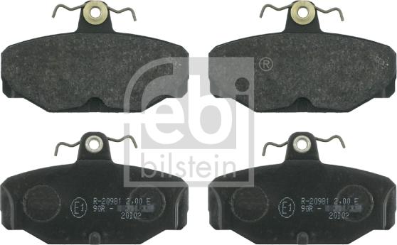 Febi Bilstein 16169 - Set placute frana,frana disc aaoparts.ro