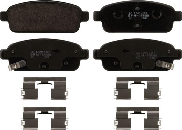 Febi Bilstein 16894 - Set placute frana,frana disc aaoparts.ro