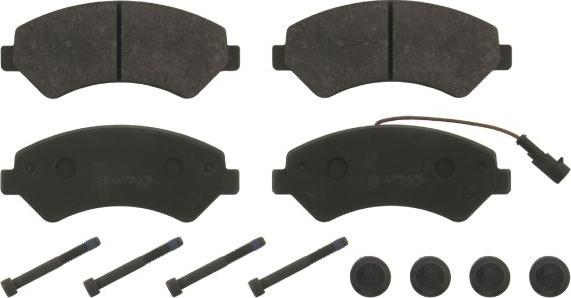 Febi Bilstein 16840 - Set placute frana,frana disc aaoparts.ro