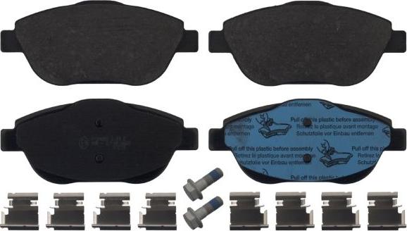 Febi Bilstein 16888 - Set placute frana,frana disc aaoparts.ro