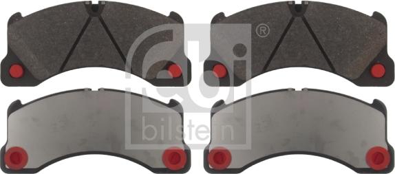 Febi Bilstein 16837 - Set placute frana,frana disc aaoparts.ro