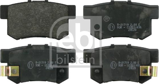 FEBI Bilstein 16297 - Set placute frana,frana disc aaoparts.ro