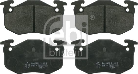 Febi Bilstein 16222 - Set placute frana,frana disc aaoparts.ro