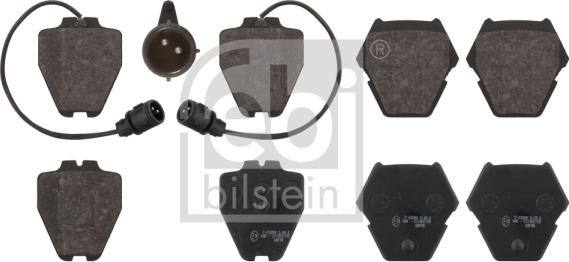 Febi Bilstein 16763 - Set placute frana,frana disc aaoparts.ro
