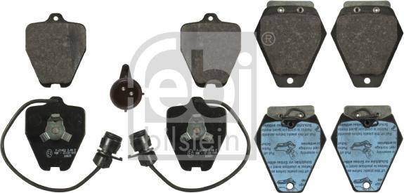 Febi Bilstein 16762 - Set placute frana,frana disc aaoparts.ro