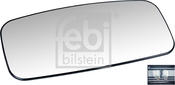 Febi Bilstein 107939 - Sticla oglinda, oglinda retrovizoare exterioara aaoparts.ro