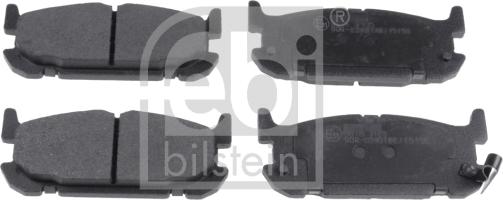 Febi Bilstein 116396 - Set placute frana,frana disc aaoparts.ro
