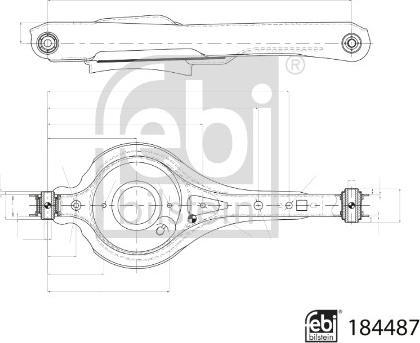 Febi Bilstein 184487 - Brat, suspensie roata aaoparts.ro