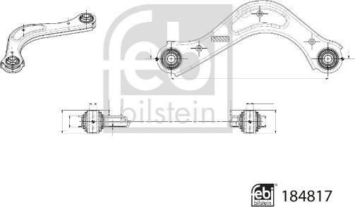 Febi Bilstein 184817 - Brat, suspensie roata aaoparts.ro