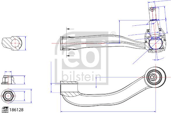 Febi Bilstein 186128 - Cap de bara aaoparts.ro