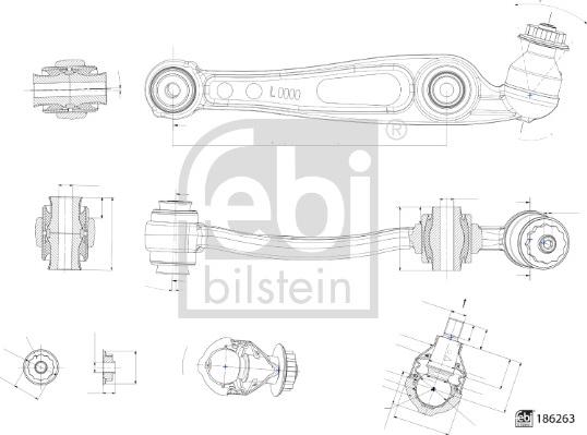 Febi Bilstein 186263 - Brat, suspensie roata aaoparts.ro