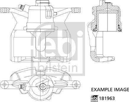 Febi Bilstein 181963 - Etrier frana aaoparts.ro