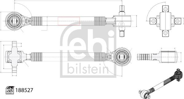 Febi Bilstein 188527 - Brat, suspensie roata aaoparts.ro