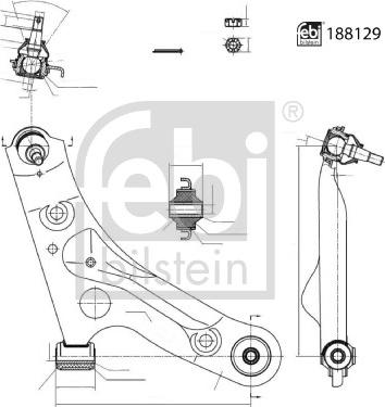 Febi Bilstein 188129 - Brat, suspensie roata aaoparts.ro