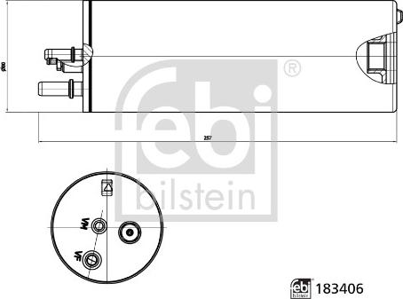 Febi Bilstein 183406 - Filtru combustibil aaoparts.ro