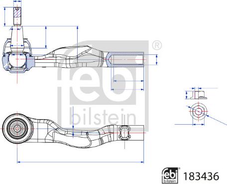 Febi Bilstein 183436 - Cap de bara aaoparts.ro