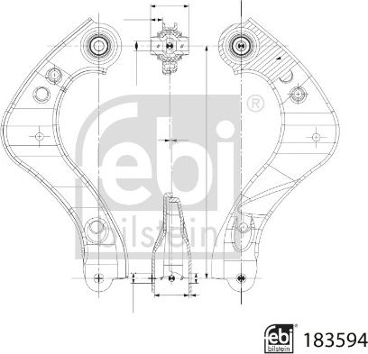 Febi Bilstein 183594 - Brat, suspensie roata aaoparts.ro