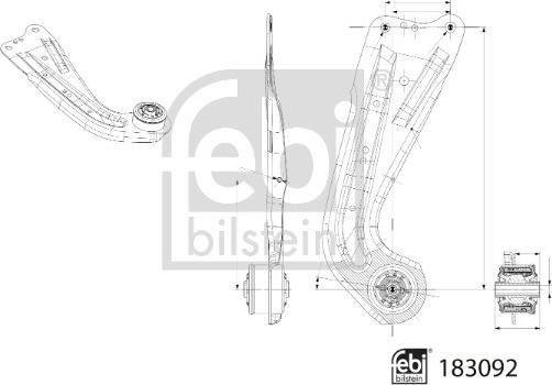 Febi Bilstein 183092 - Brat, suspensie roata aaoparts.ro