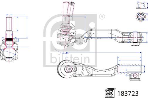 Febi Bilstein 183723 - Cap de bara aaoparts.ro