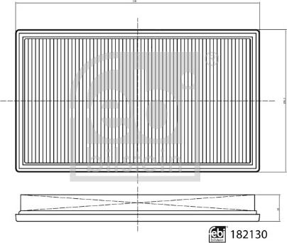 Febi Bilstein 182130 - Filtru aer aaoparts.ro