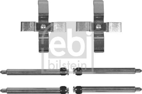 Febi Bilstein 182355 - Set accesorii, placute frana aaoparts.ro