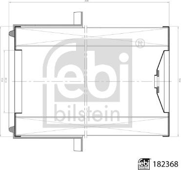 Febi Bilstein 182368 - Filtru aer aaoparts.ro