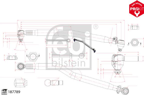 Febi Bilstein 187789 - Bieleta, directie aaoparts.ro