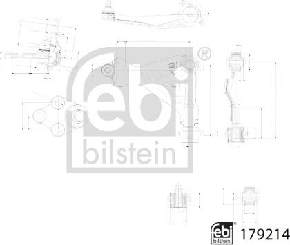 Febi Bilstein 179214 - Brat, suspensie roata aaoparts.ro