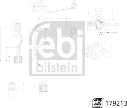 Febi Bilstein 179213 - Brat, suspensie roata aaoparts.ro