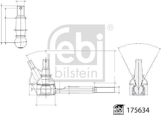 Febi Bilstein 175634 - Cap de bara aaoparts.ro