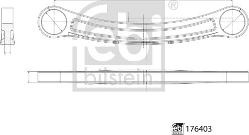 Febi Bilstein 176403 - Brat, suspensie roata aaoparts.ro