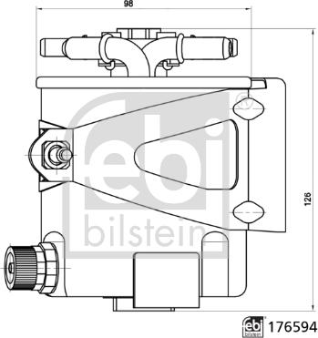 Febi Bilstein 176594 - Filtru combustibil aaoparts.ro